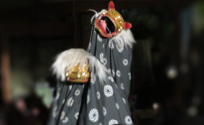 【イベント】2018年もたくさん噛みました～大谷山荘の獅子舞