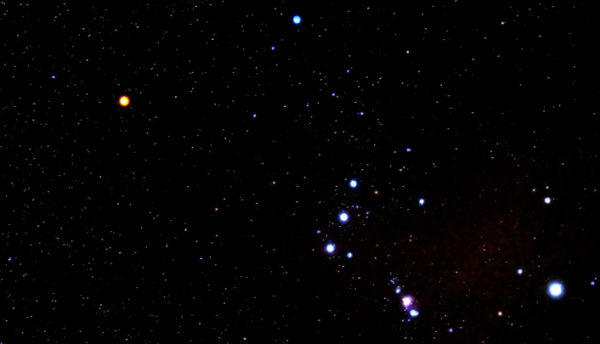 【1月の天体ドーム】シリウス、リゲル、ベテルギウスなど、冬の夜空を繋ぐ一等星に注目です。