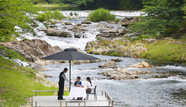 【春～初夏の催し】長門湯本温泉で山々や川床を愉しむ｢選べる4シーンのカフェプラン｣のご案内。(3月27日～6月28日)